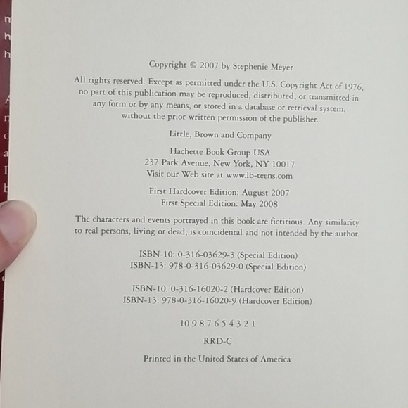 Twilight Eclipse Hardcover Book ❤ - Picture 8 of 8